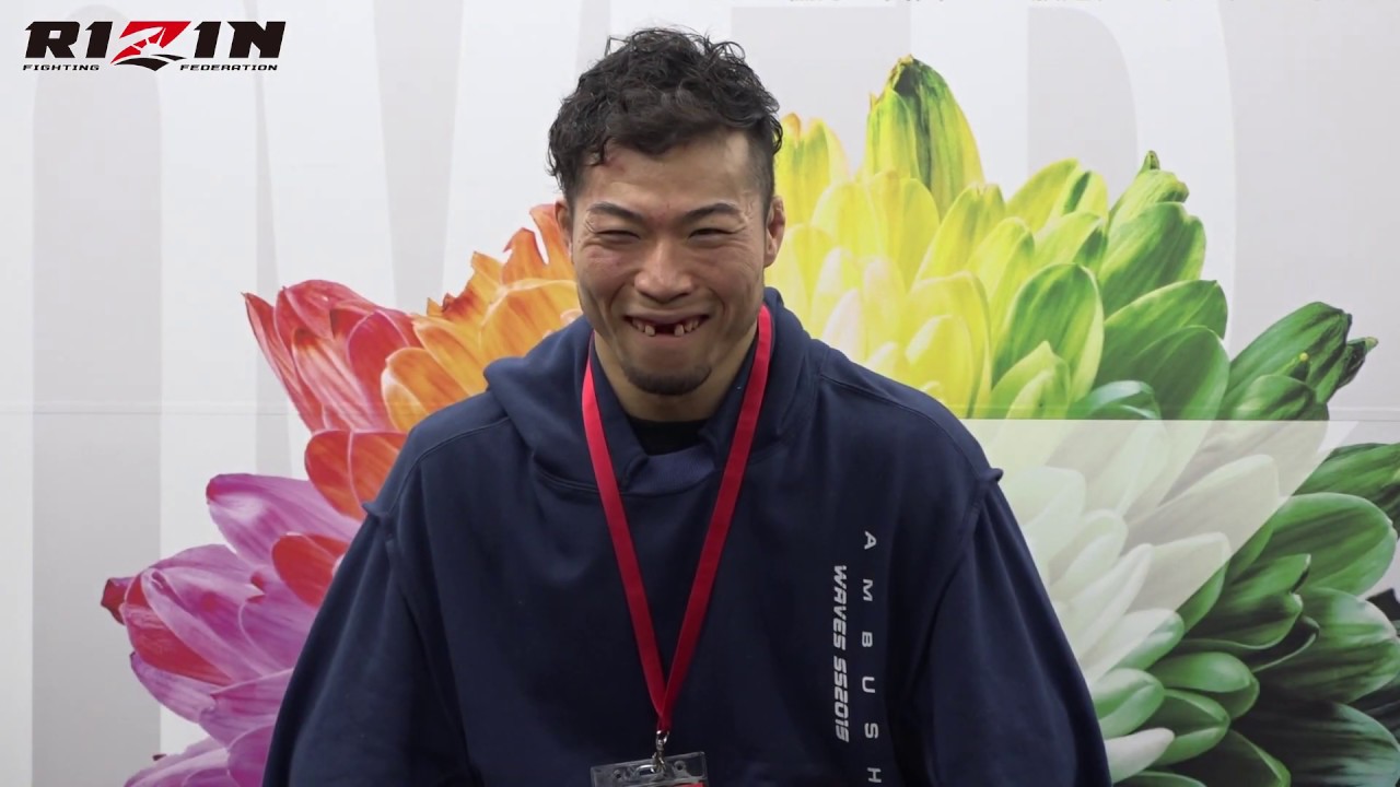 中村優作 RIZIN.16 試合後インタビュー background