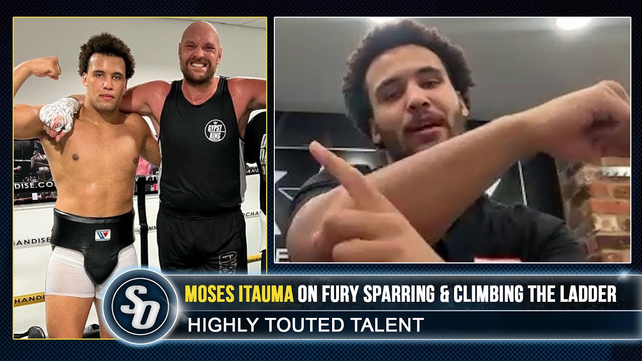 'TYSON FURY HIT ME WITH 3 JABS IN A ROW!' - Moses Itauma FIGHTS TONIGHT, talks spars background
