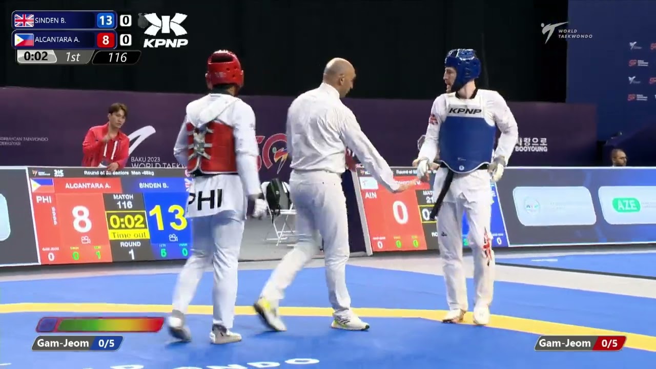 116 R32 Men 68kg GBR SINDEN B PHI ALCANTARA A