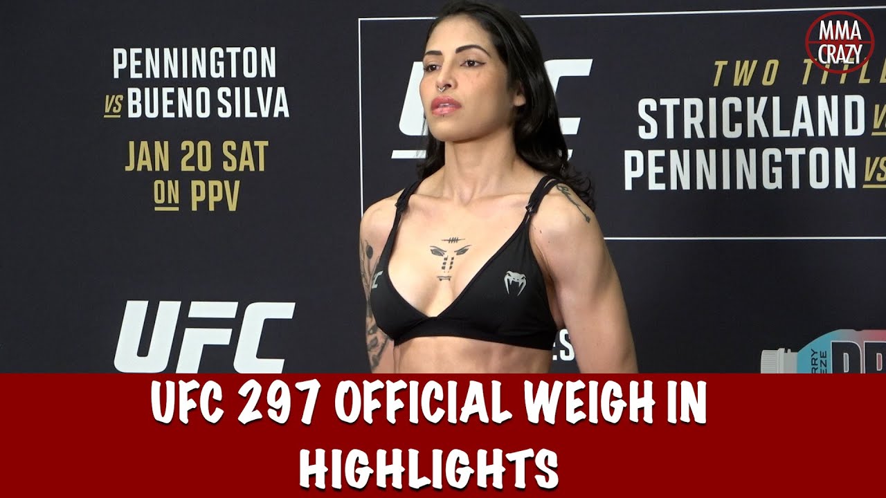 UFC 297 Official Weigh in Highlights TWO Weight Misses background