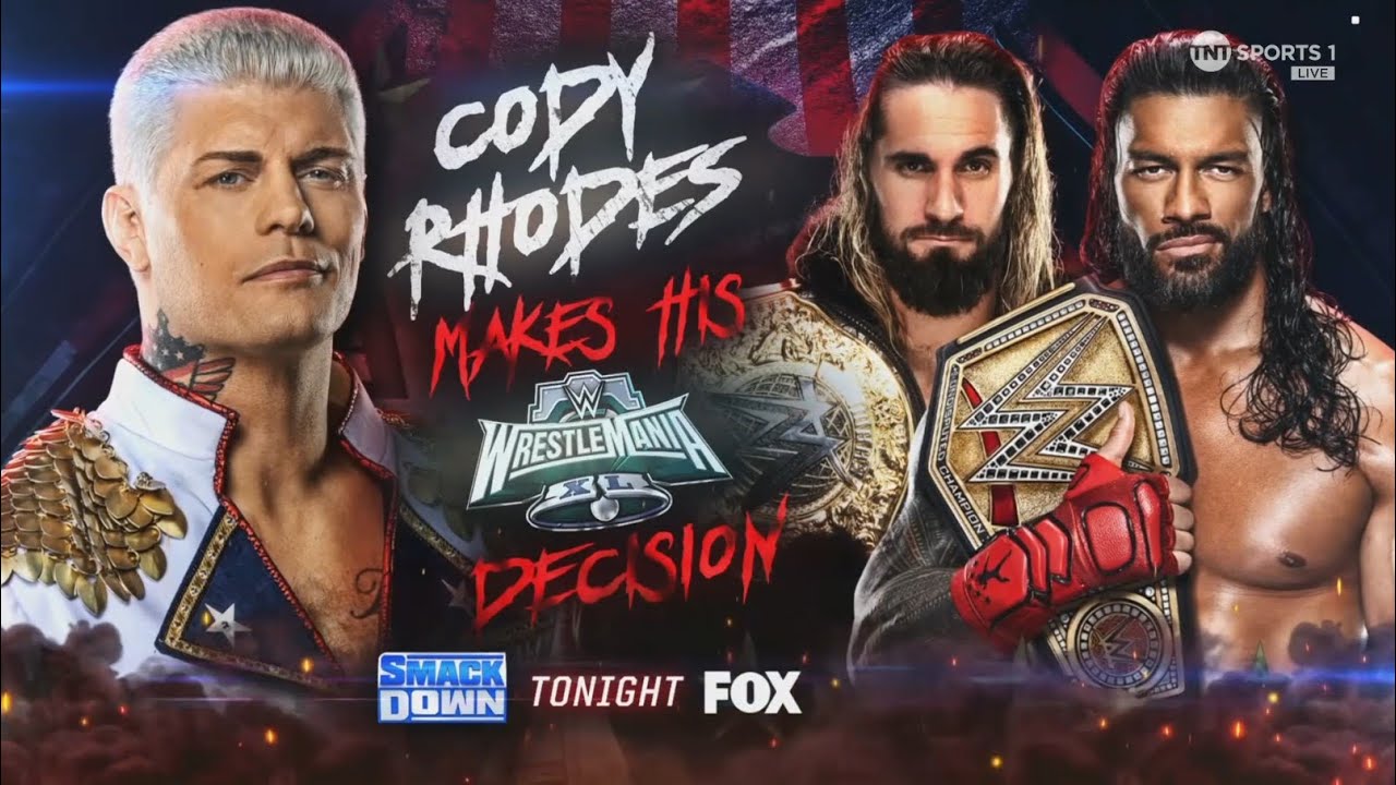 Cody Rhodes makes his WrestleMania Decision (1/2) | SmackDown 02/02/24 background