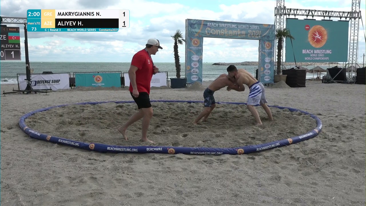 Round 3 Men's BW - 70 kg: N. MAKRYGIANNIS (GRE) v. H. ALIYEV (AZE)
