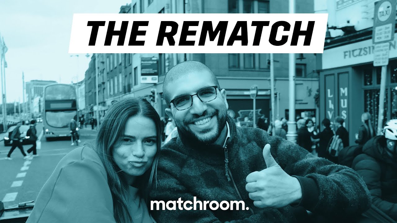 Ariel Helwani & Skye Nicolson Tour Dublin & Play Darts background