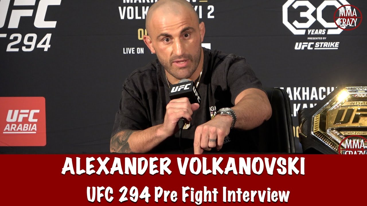 Alexander Volkanovski on Islam Makhachev fight 'If I was to lose my legacy will take a hit' background