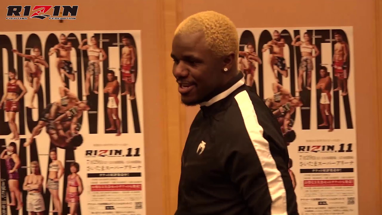 RIZIN.11 メルビン・ギラード選手試合前インタビュー backdrop