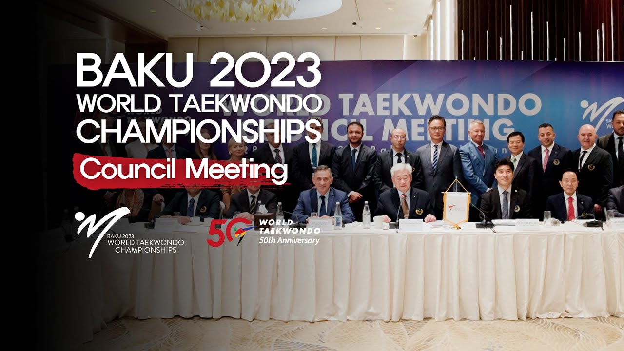 Highlights of World Taekwondo Council Meeting | Baku 2023 World Taekwondo Championships background