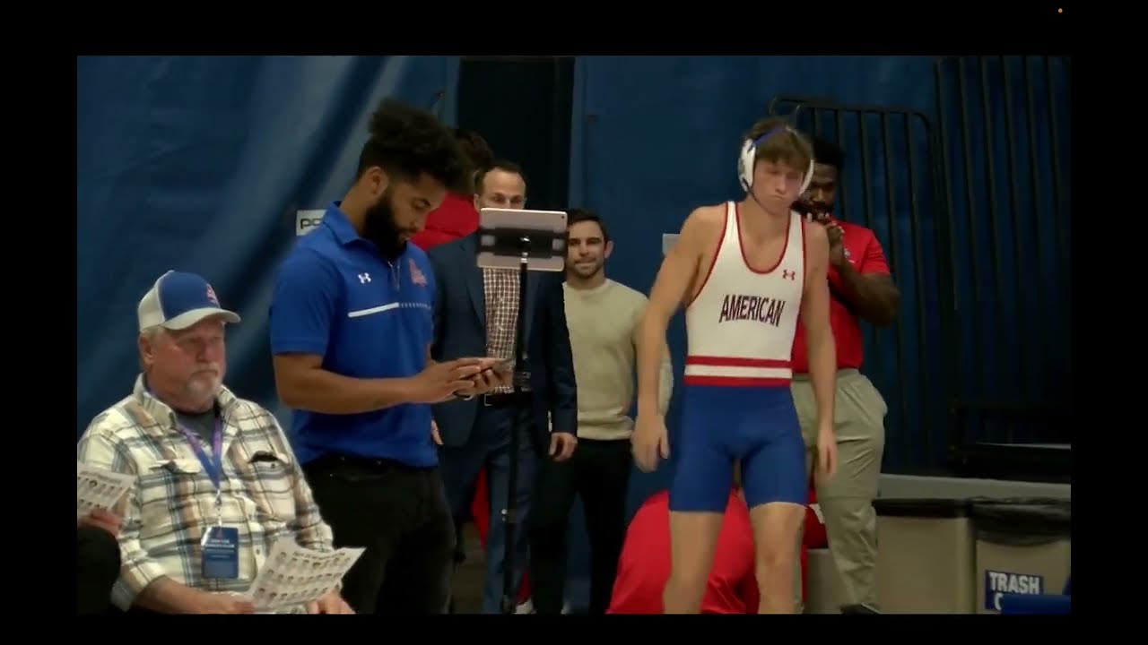 149lbs Ethen Miller (Maryland) vs Ryan Zimmerman (American)