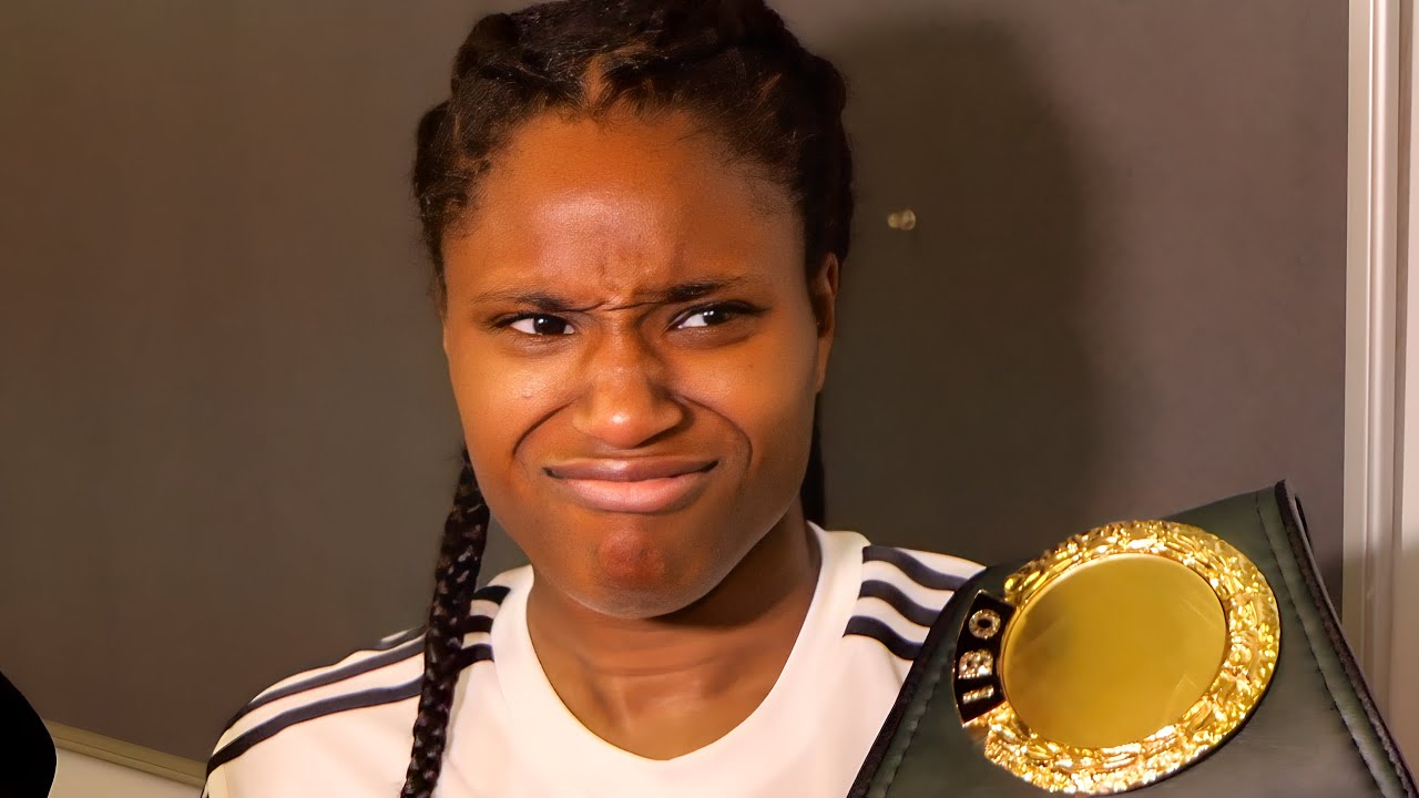'Chin CHECKED? I've been PUNCHED BY HEAVY-HITTERS, I WASN'T HURT!' - Caroline Dubois background