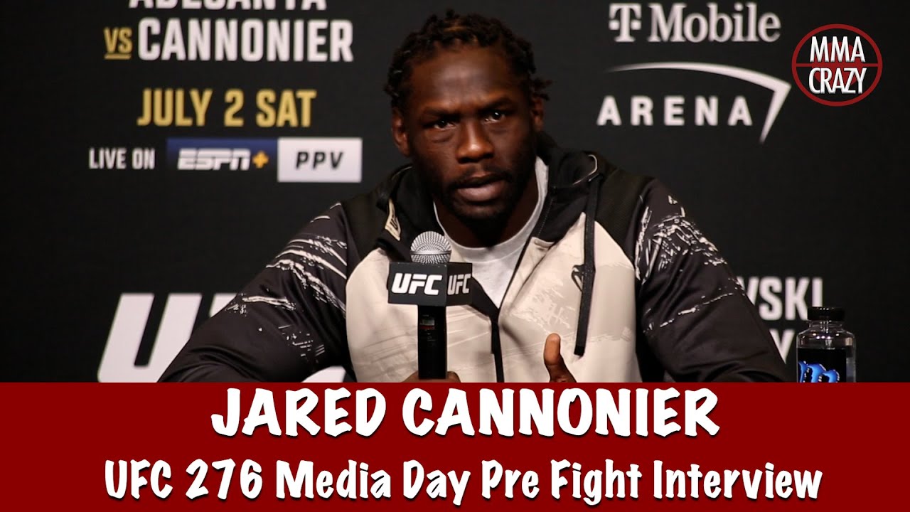 Jared Cannonier on Israel Adesanya “If I can touch him once & put him to sleep that would be perfect background