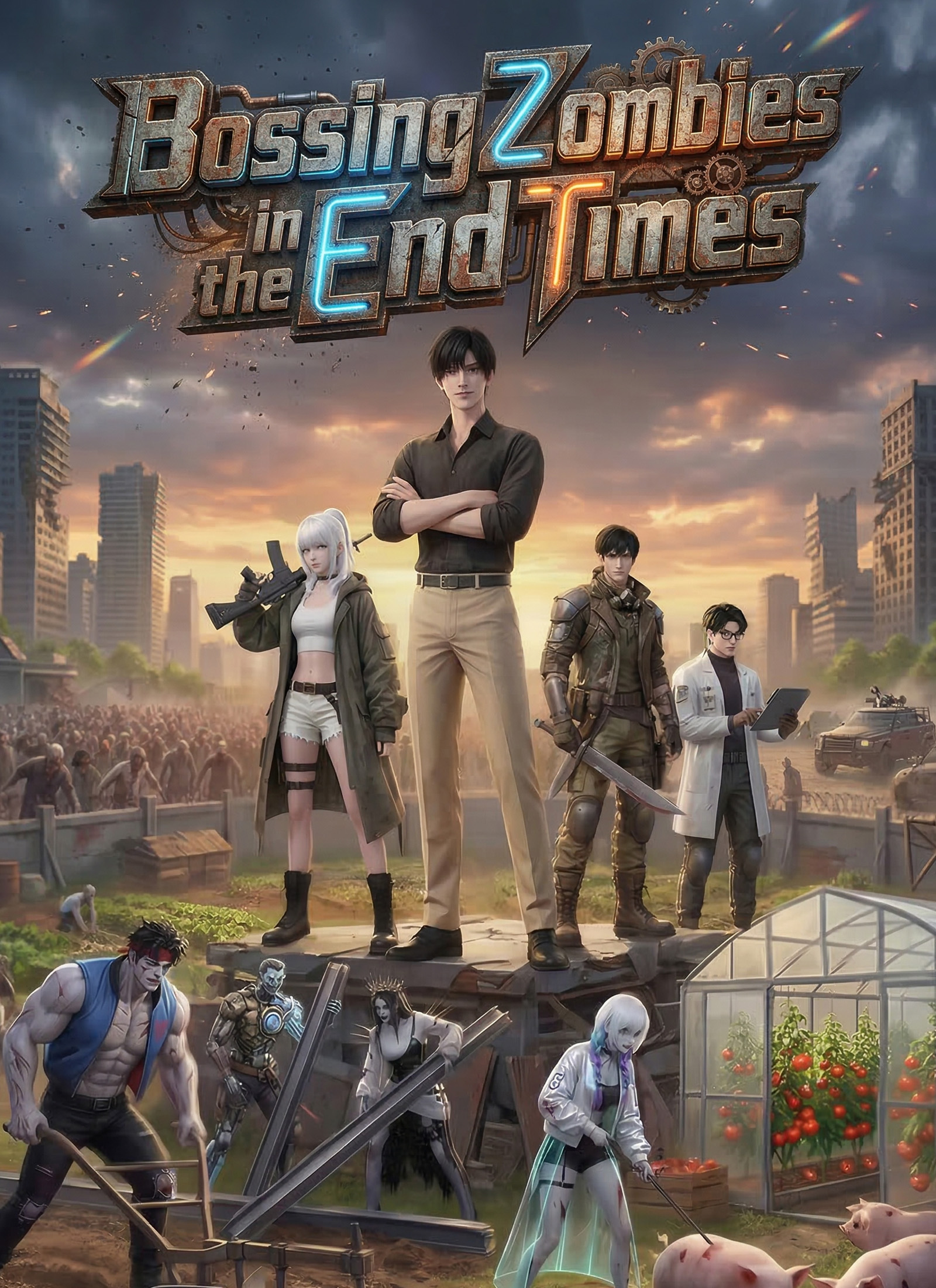 Bossing Zombies in the End Times poster - similar to The Abyss Penitentiary