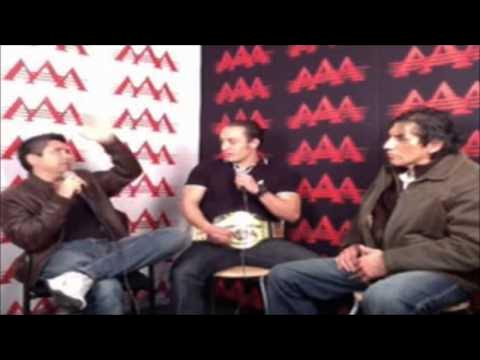 Psicosis y Daga - Pt 2 - Twitcam con Efraín Barrera - Lucha Libre AAA - 2013