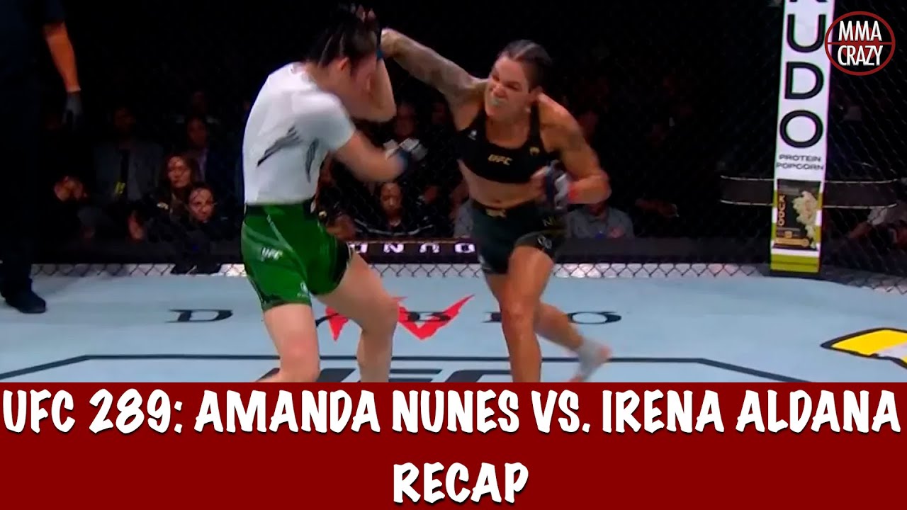 UFC 289: Amanda Nunes vs. Irene Aldana Recap background