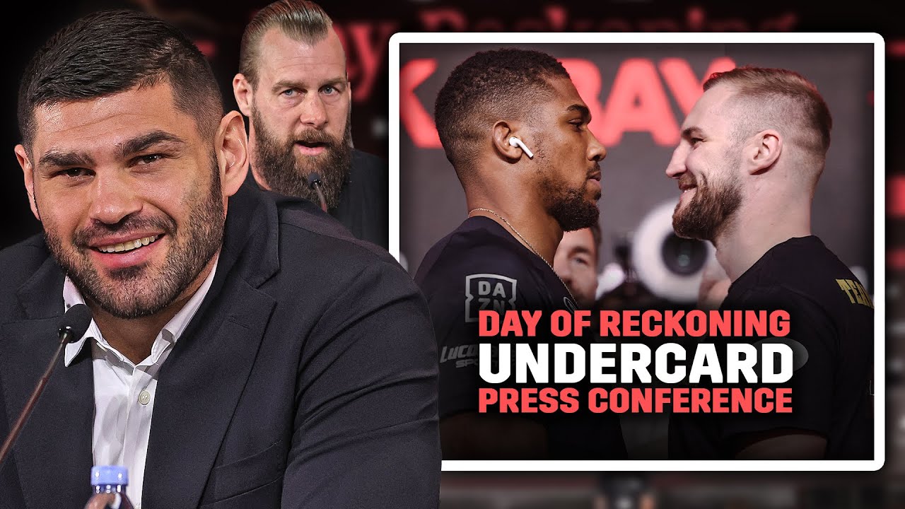 Day of Reckoning • FULL UNDERCARD PRESS CONFERENCE | Joshua v Wallin • Wilder v Parker | DAZN & TNT