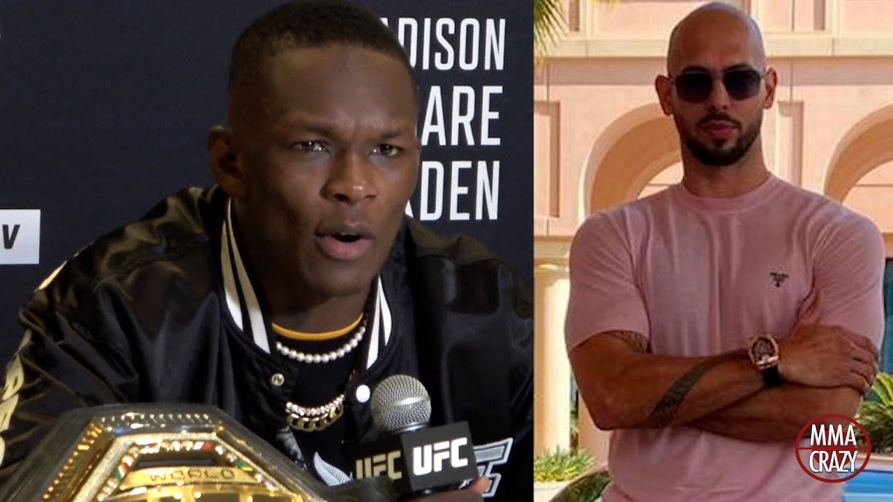 UFC Fighters on Andrew Tate background