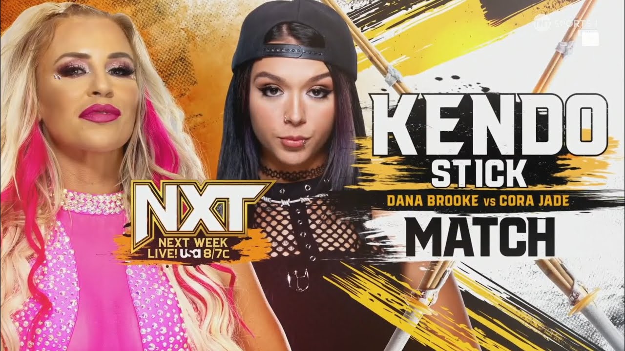 FULL MATCH: Kendo Stick Match | WWE NXT 25/7/23 background