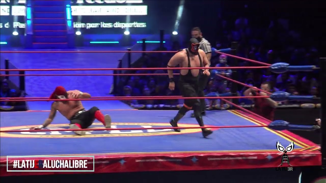 Dark Panther Vs Zandokan Jr en match relámpago al estilo CMLL en la Arena México background