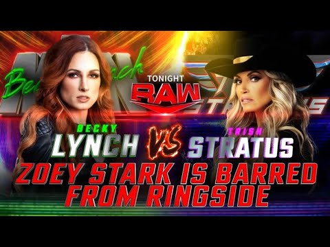 FULL MATCH: Becky Lynch vs Trish Stratus (1/2) | WWE RAW 8/14/23 background
