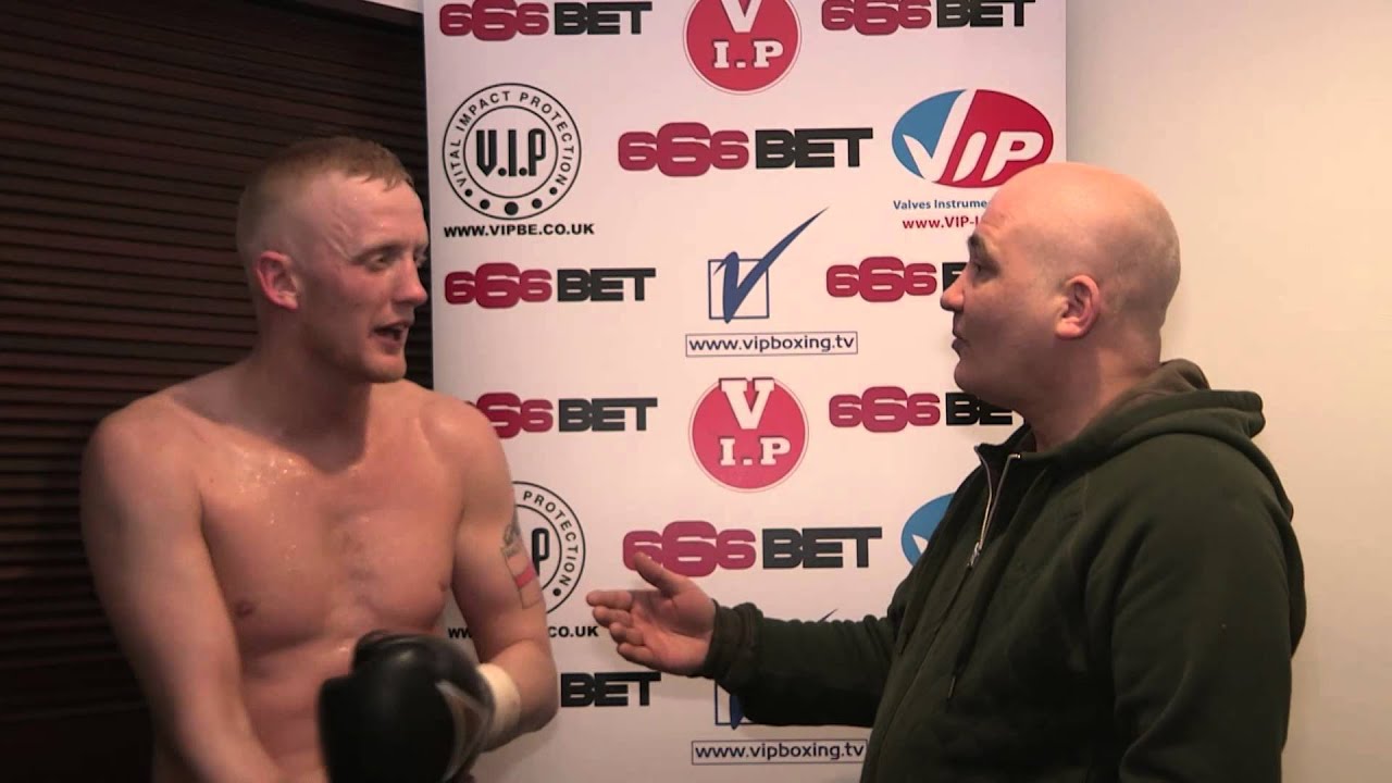 Mick Hall Post Fight Interview Feb 2015 background