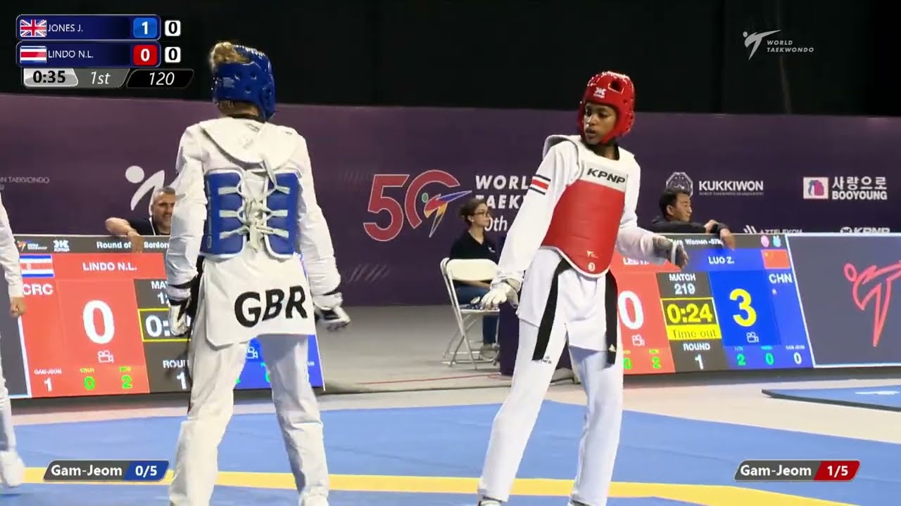 120 R16 Women 57kg GBR JONES J CRC LINDO N L