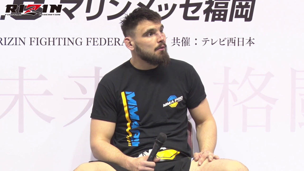 RIZIN.10 アンドレイ・コヴァレフ選手 試合後マスコミインタビュー