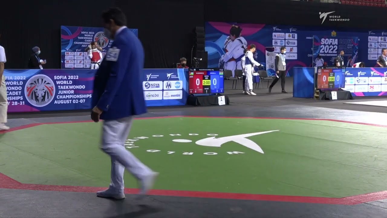 101 Round of 64 Men 73kg IND HOODA Aryan JOR ALADARBI Mohammad background