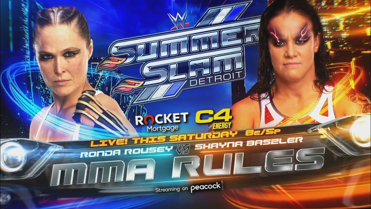 FULL SEGMENT: Ronda Rousey vs Shayna Baszler - MMA Rules Official Promo (1/2) | WWE RAW 7/31/23 background