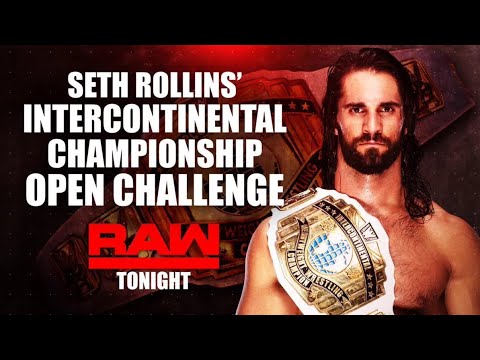FULL MATCH: Seth Rollins' Intercontinental Title Open Challenge (2/2) | WWE RAW 06/18/18 background