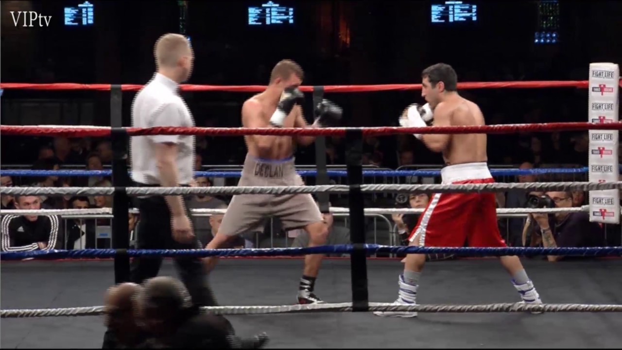 Declan West v Yaddollah Ghasemi Nov 18 at Victoria Warehouse background