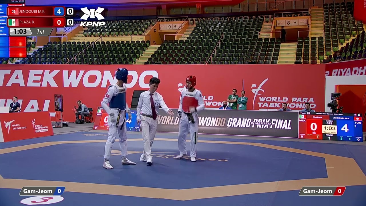 323 Quarter final Men 58kg TUN JENDOUBI M K MEX PLAZA B