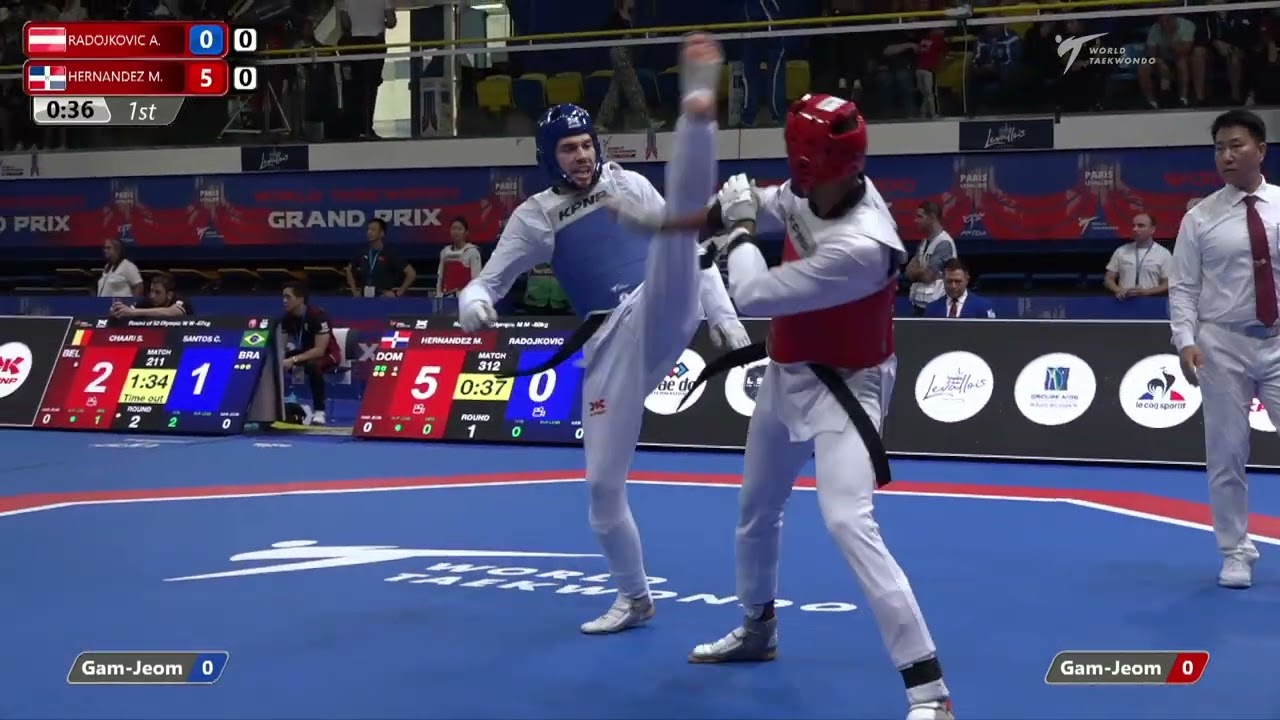 312 Round of 32 Men 80kg AUT RADOJKOVIC Aleksandar DOM HERNANDEZ Moises