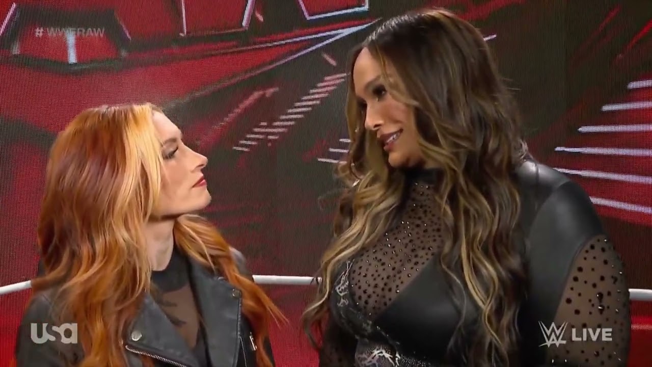 FULL SEGMENT: Nia Jax confronts Becky Lynch | WWE RAW 11/06/23 background
