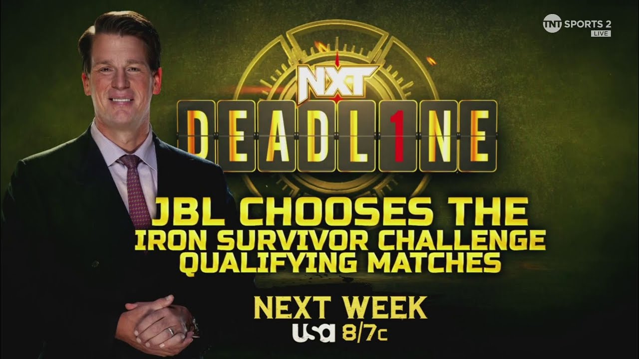 FULL SEGMENT: JBL chooses the Iron Survivor Challenge Qualifying Matches | WWE NXT 11/21/23 background