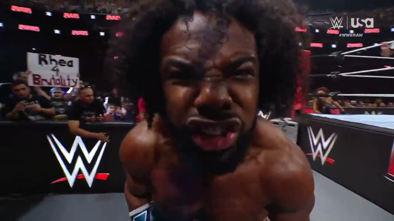 Xavier Woods vs Karrion Kross: Raw, Jul. 1, 2024 background