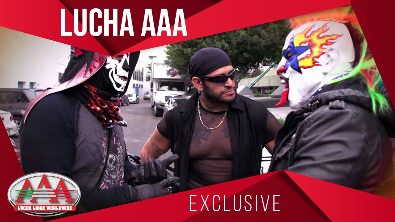 Apoyando a Psycho Clown - AAA Sin Límite - Lucha Libre AAA background