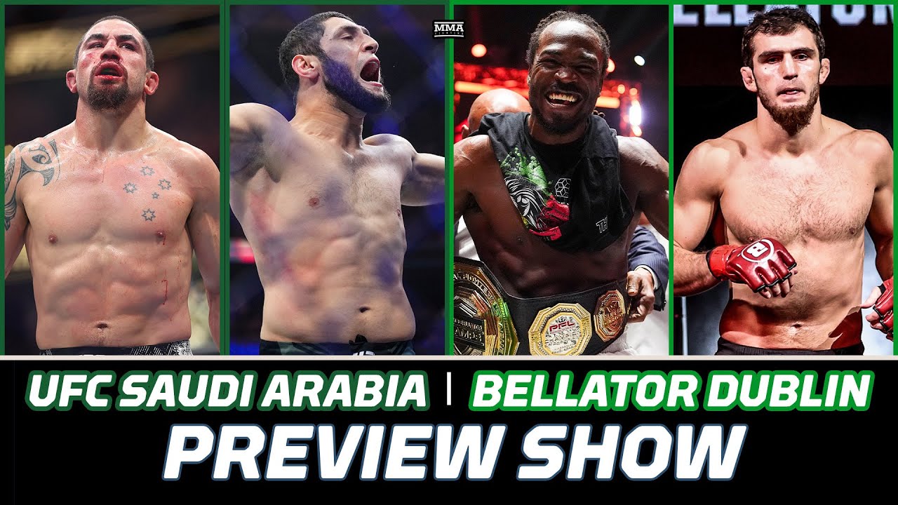 UFC Saudi Arabia & Bellator Dublin LIVE Preview Show | MMA Fighting background