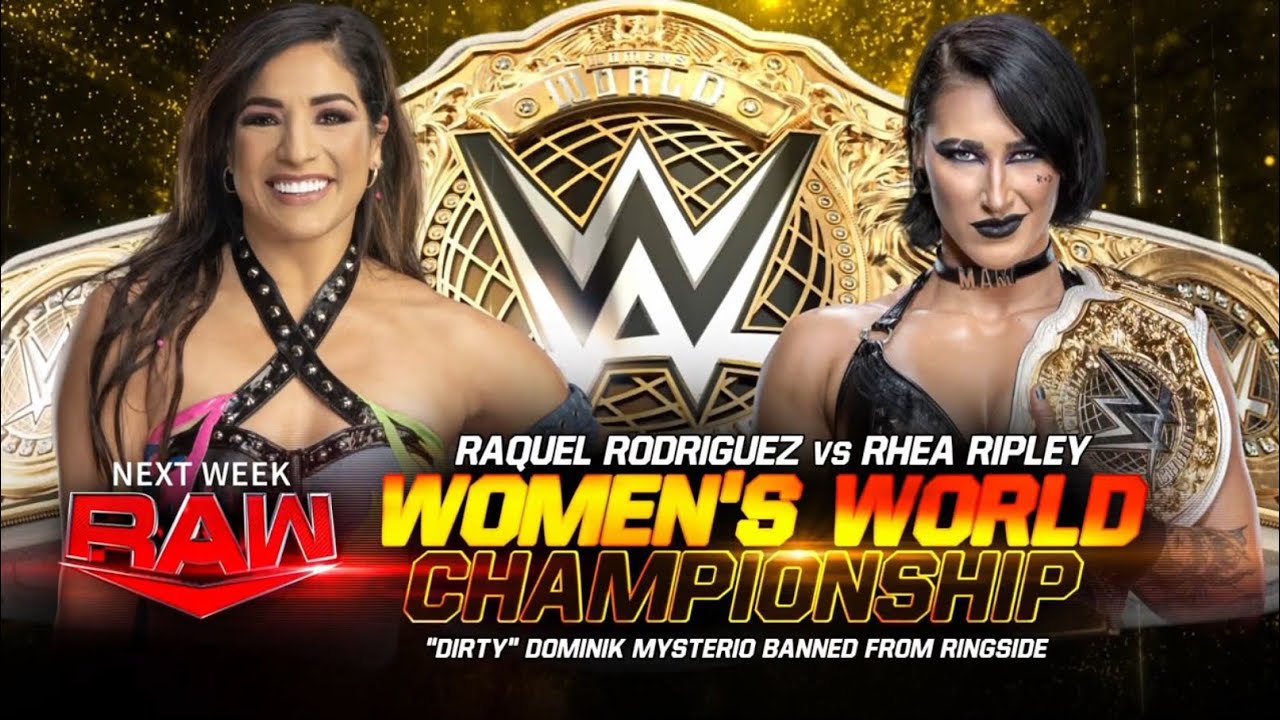 FULL MATCH: WWE Women's World Championship Match (1/2) | WWE RAW 09/11/23 background