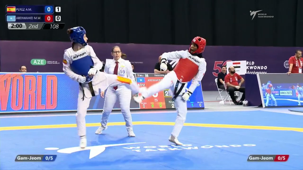 108 R32 Women 53kg ESP PEREZ A M SOM ABDIWAHID M W
