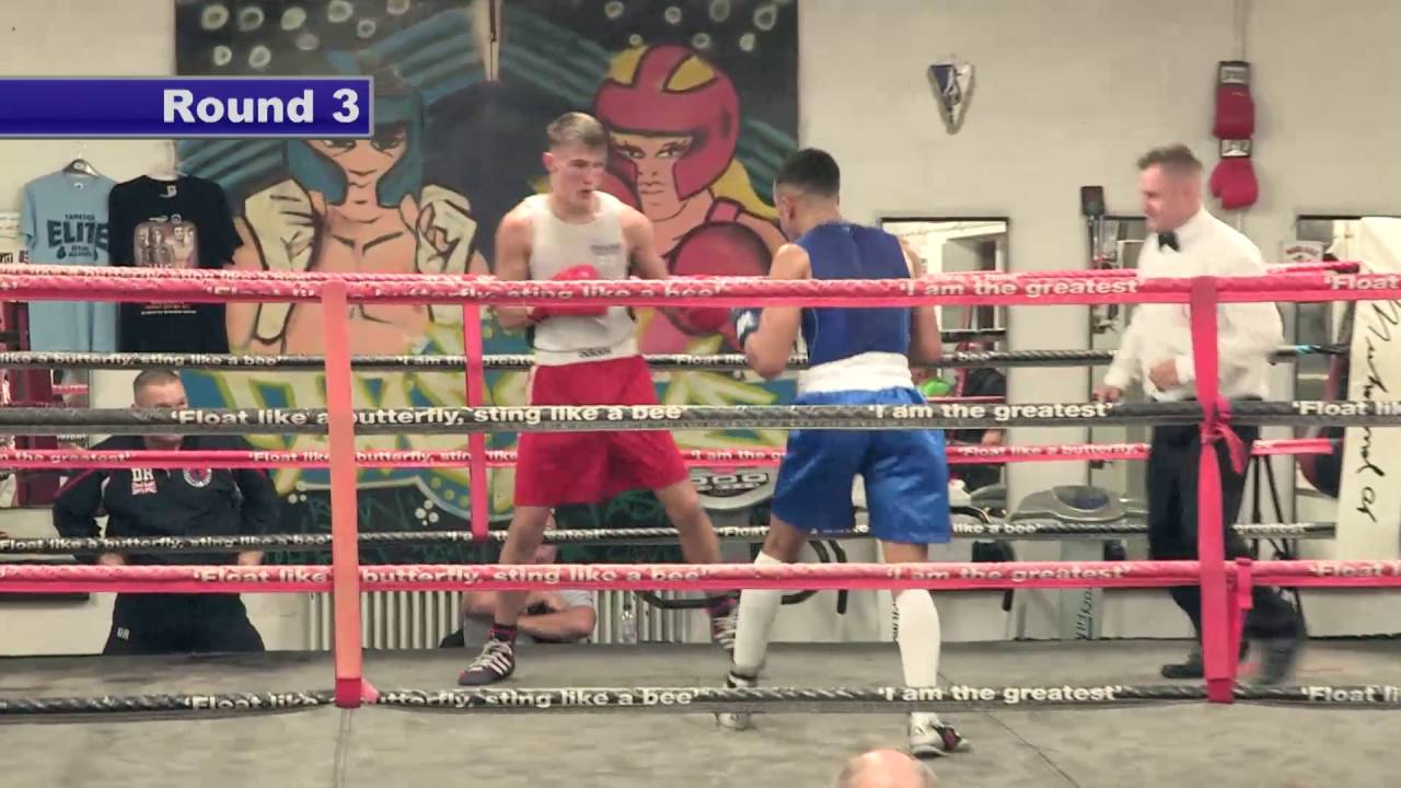 Thomas Rafferty v Ben Uzokwe novice under 20;s semi-final 2016