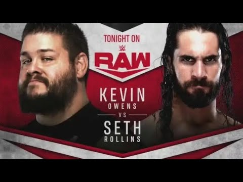 FULL MATCH: Kevin Owens vs Seth Rollins (1/2) | WWE RAW 11/25/19 background