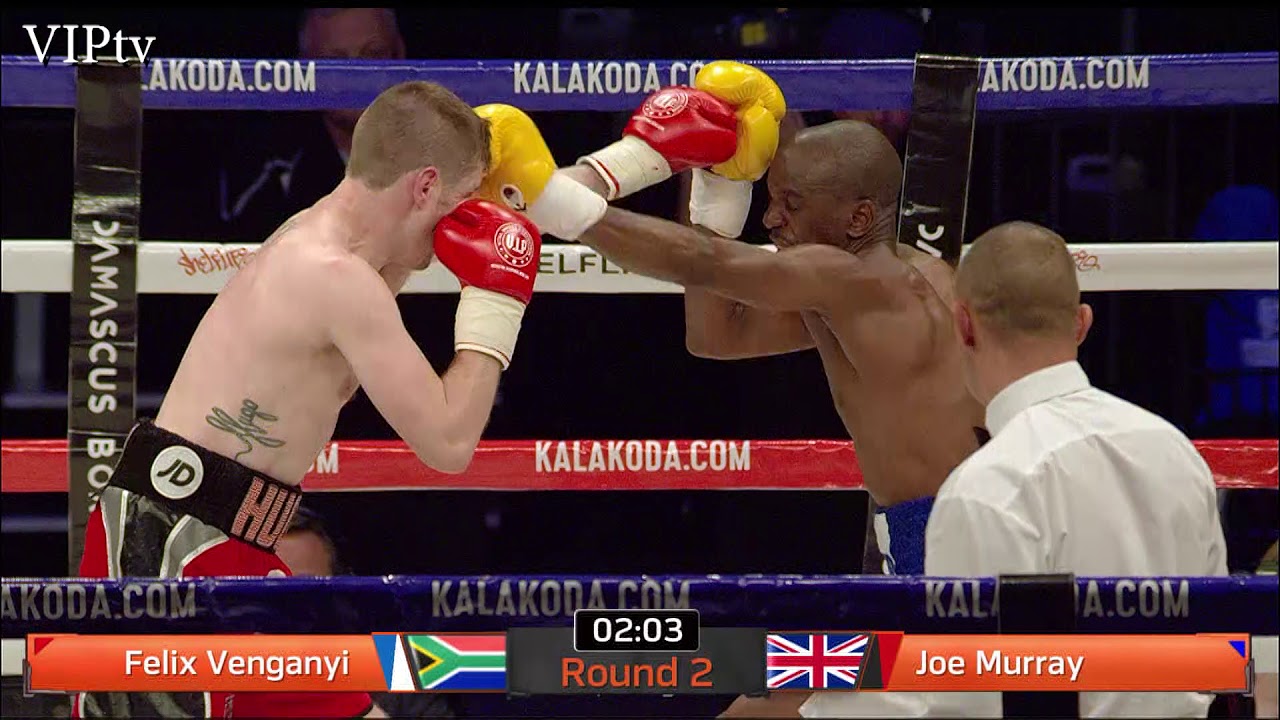 Joe Murray v Nkululeko Venganayi 10.11.2017 Victoria Warehouse background