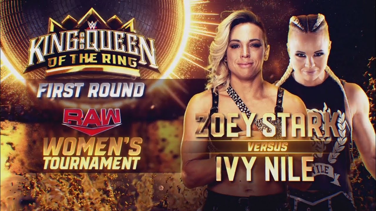 Zoey Stark vs Ivy Nile - Queen of The Ring 1st Round Match: Raw, May. 6, 2024 background