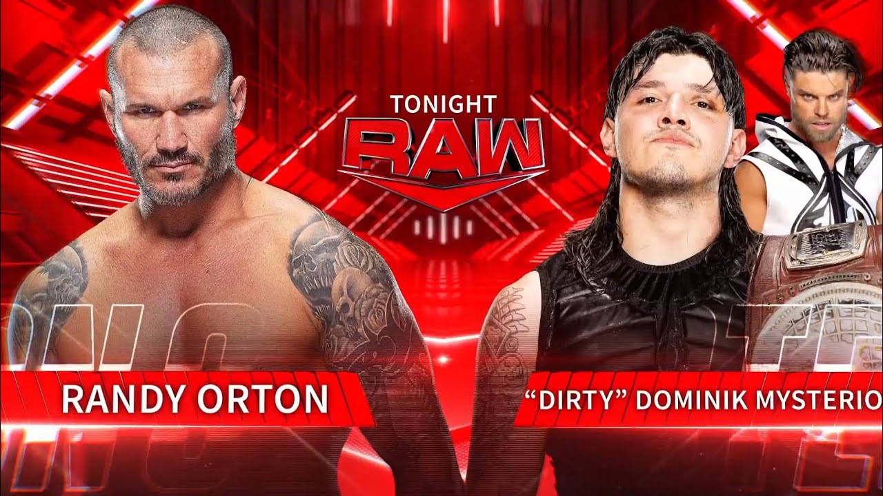 Randy Orton vs "Dirty" Dominik Mysterio | WWE RAW 11/27/23 background