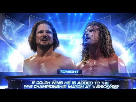 FULL MATCH: Aj Styles vs Dolph Ziggler (1/2) | WWE SmackDown 08/23/16 background