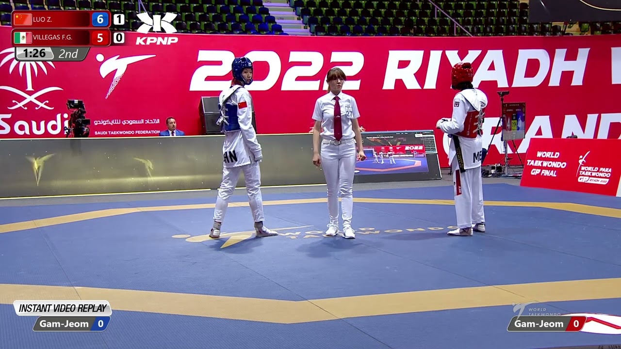 125 Quarter Final Women 57kg CHN LUO Zongshi MEX VILLEGAS MACHORRO Fabiola guadalupe background