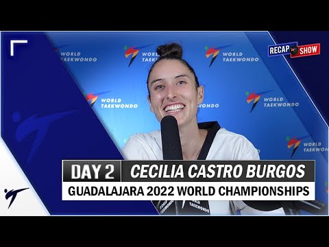 CECILIA CASTRO BURGOS POST FIGHTS INTERVIEW GUADALARAJA 2022 WT CHAMPIONSHIPS