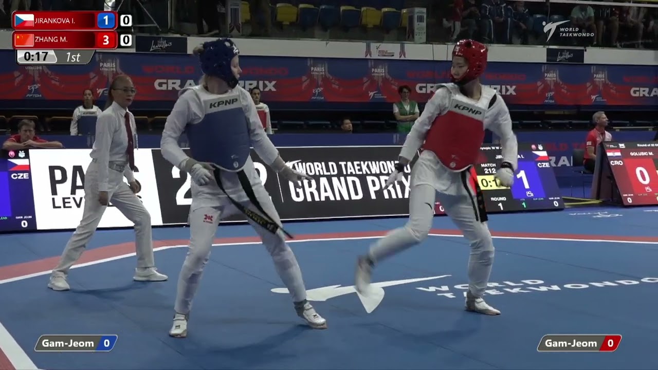 212 Round of 32 Women 67kg CZE JIRANKOVA Iveta CHN ZHANG Mengyu