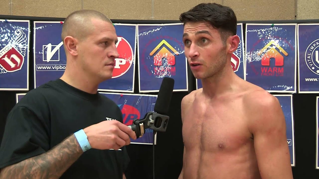 Post fight interviews with Jon Kays - Wigan 14th December 2013 background