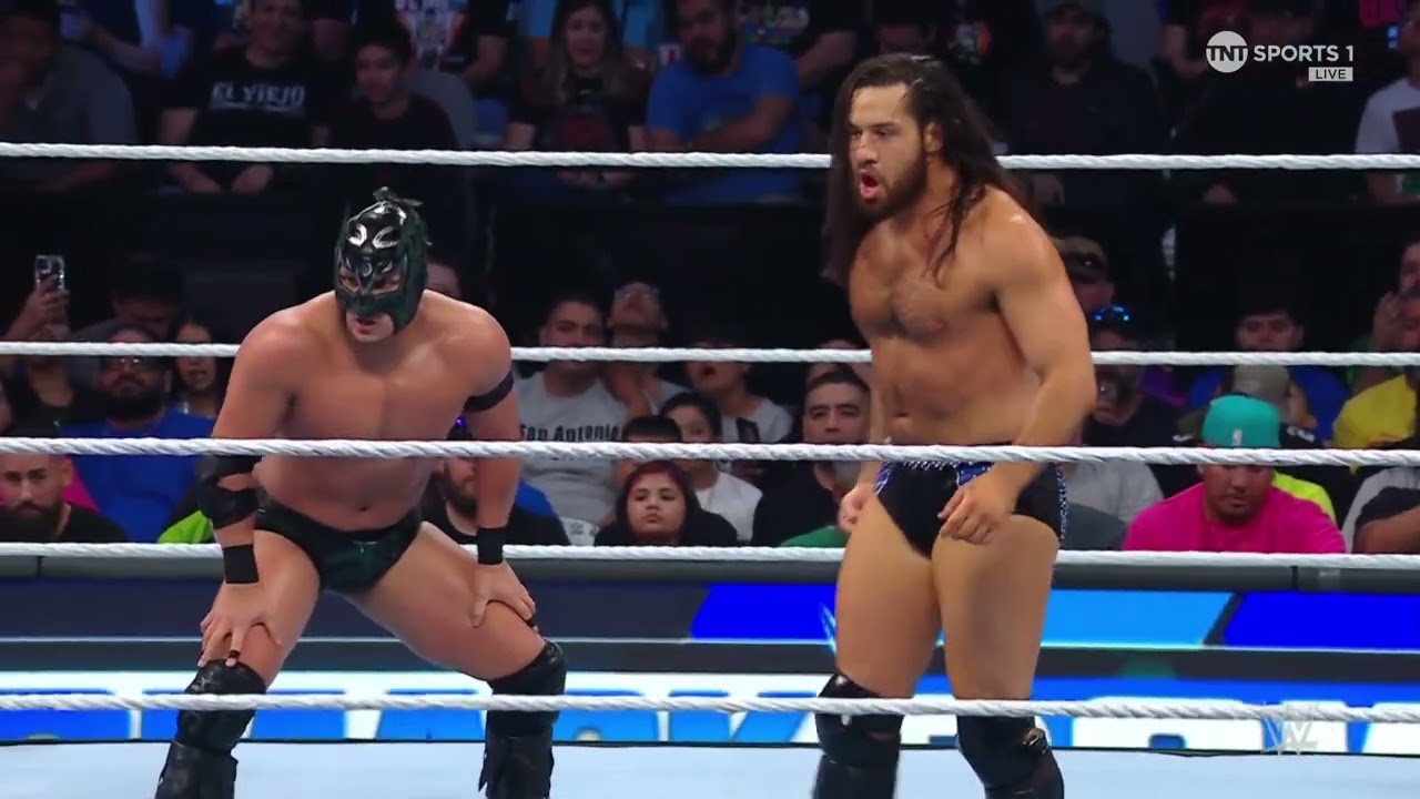 FULL MATCH: Cameron Grimes & Dragon Lee vs Austin Theory & Grayson Waller | WWE SmackDown 10/20/23 background