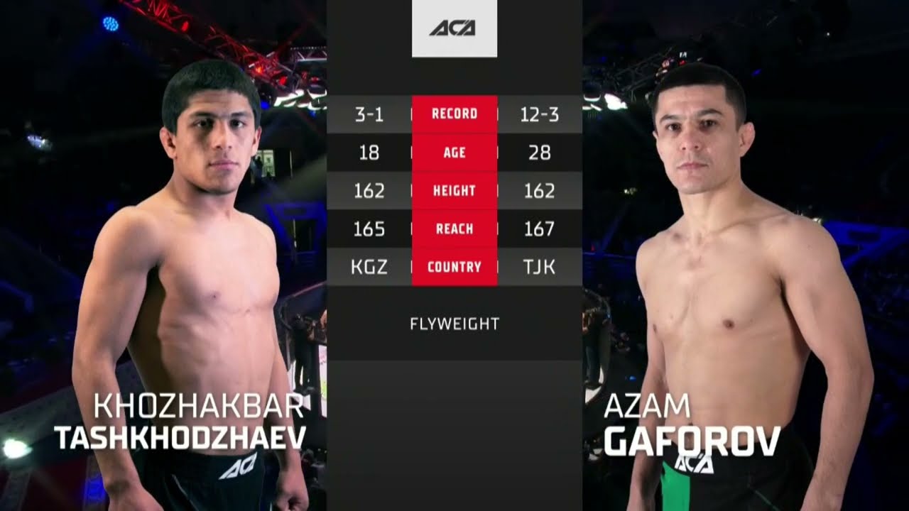 Хожакбар Ташходжаев vs. Азам Гафоров | Khozhakbar Tashkhodzhaev vs. Azam Gaforov | ACA 138