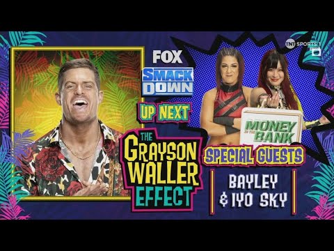 FULL SEGMENT: Grayson Waller Effect With The Special Guests Bayley & Iyo Sky | WWE SmackDown 8/4/23 background